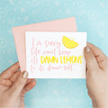 Damn Lemons Funny Greeting Card