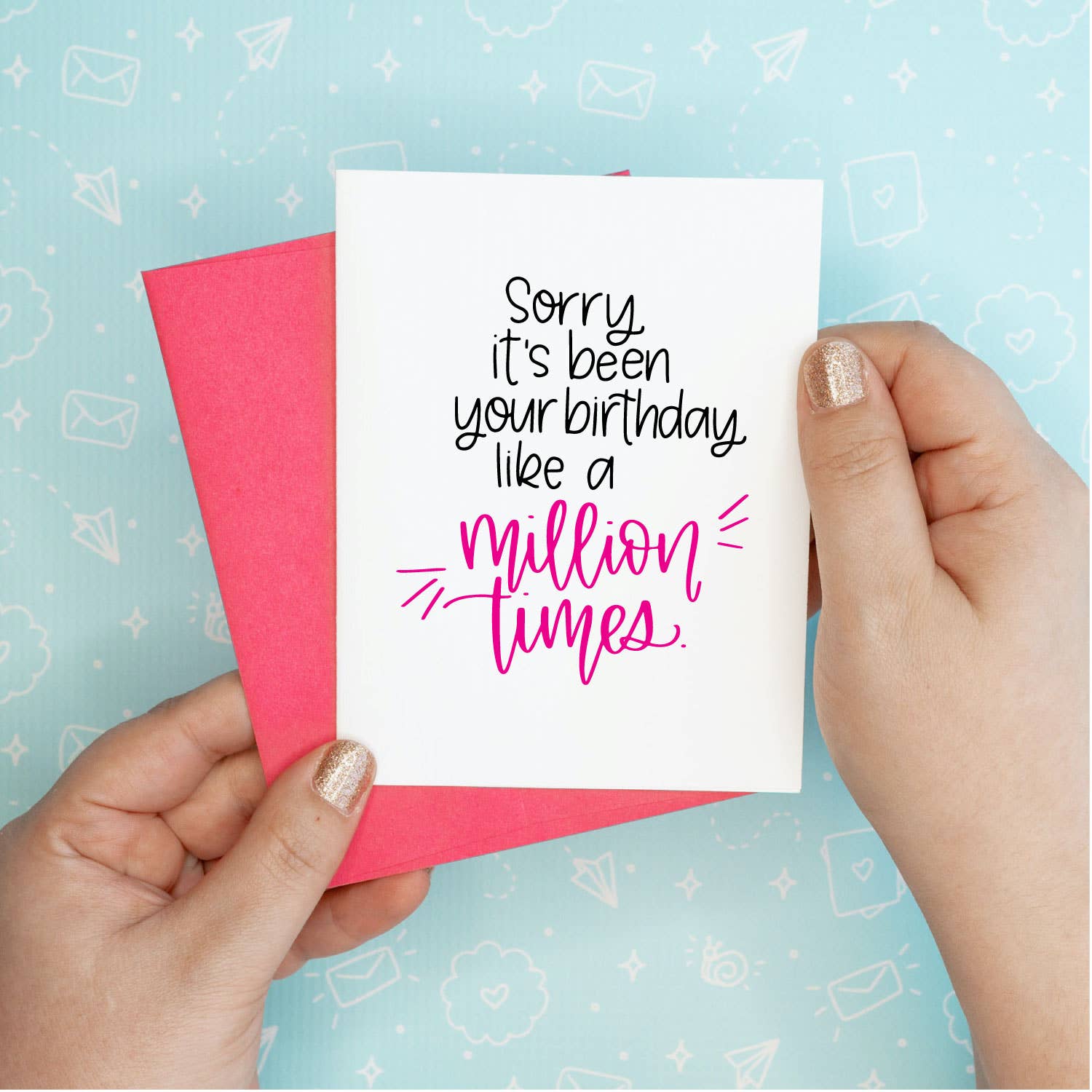 Your Birthday a Million Times Funny Greeting Card