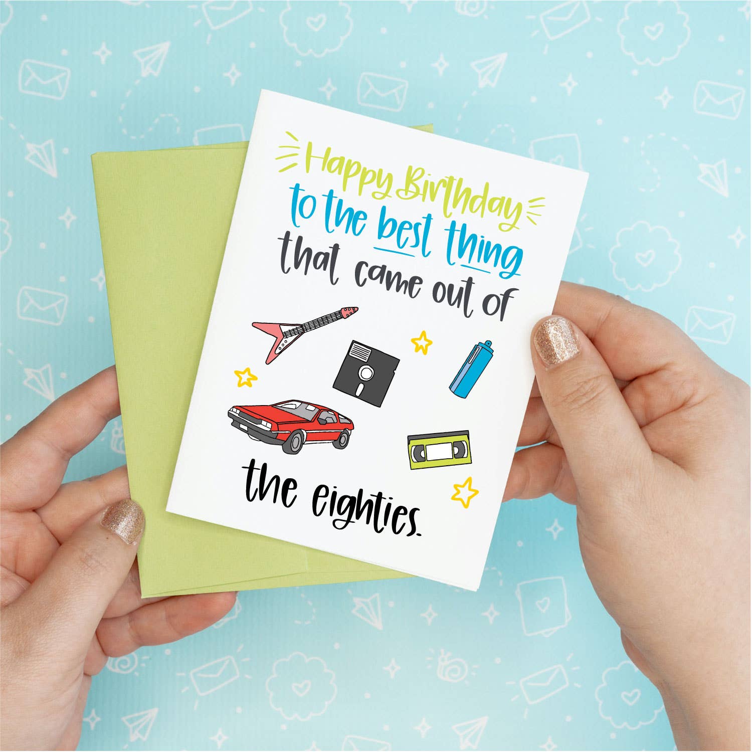 80s Birthday Funny Greeting Card