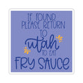 Utah Fry Sauce Sticker
