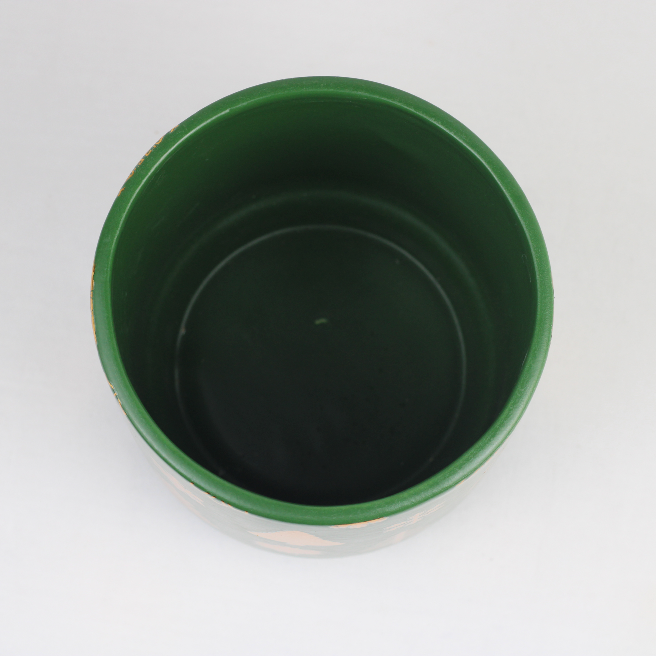 Christmas Ceramic Planter – Single Piece (Red or Green) – Festive Holiday Tree Design