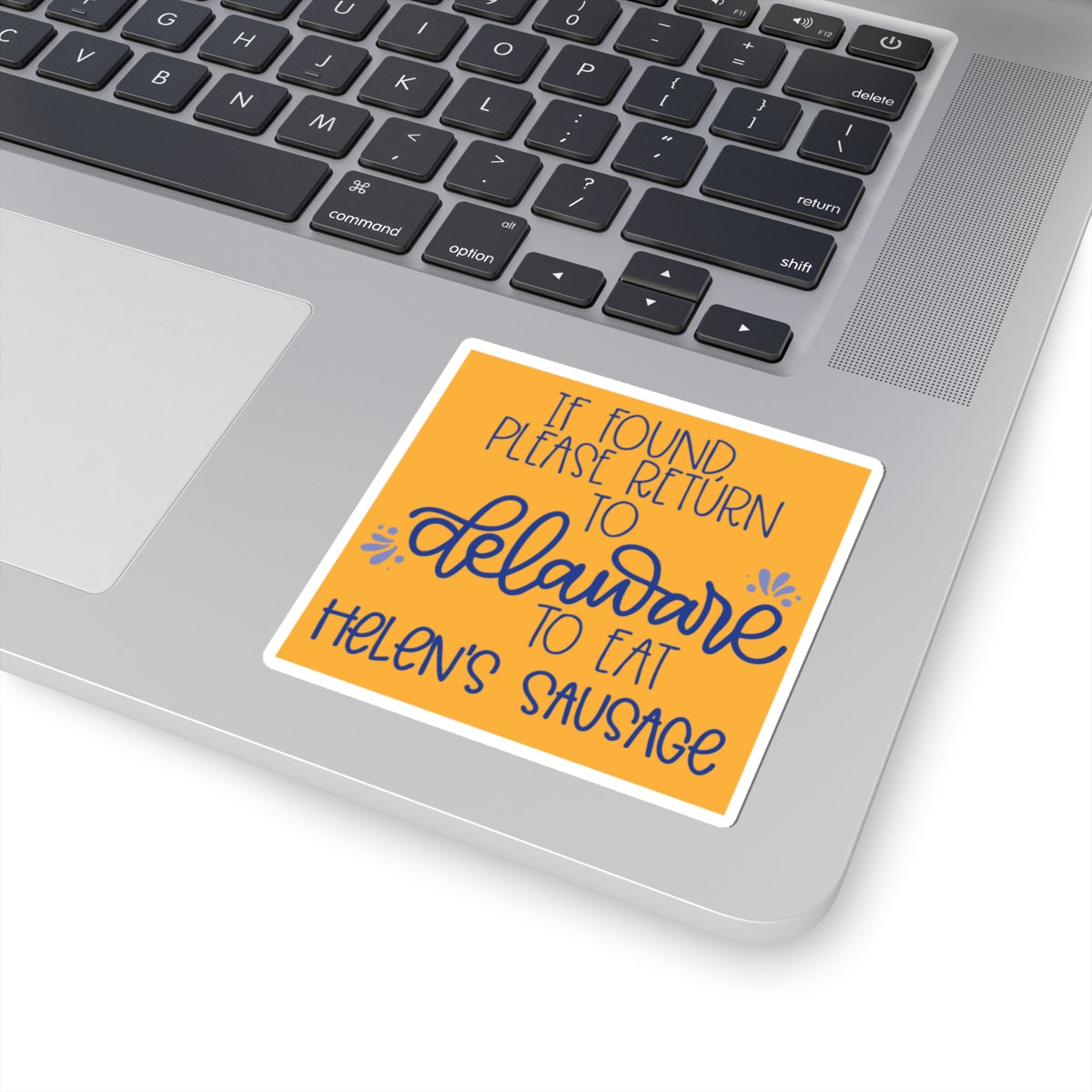 Delaware Helen's Sausage Sticker