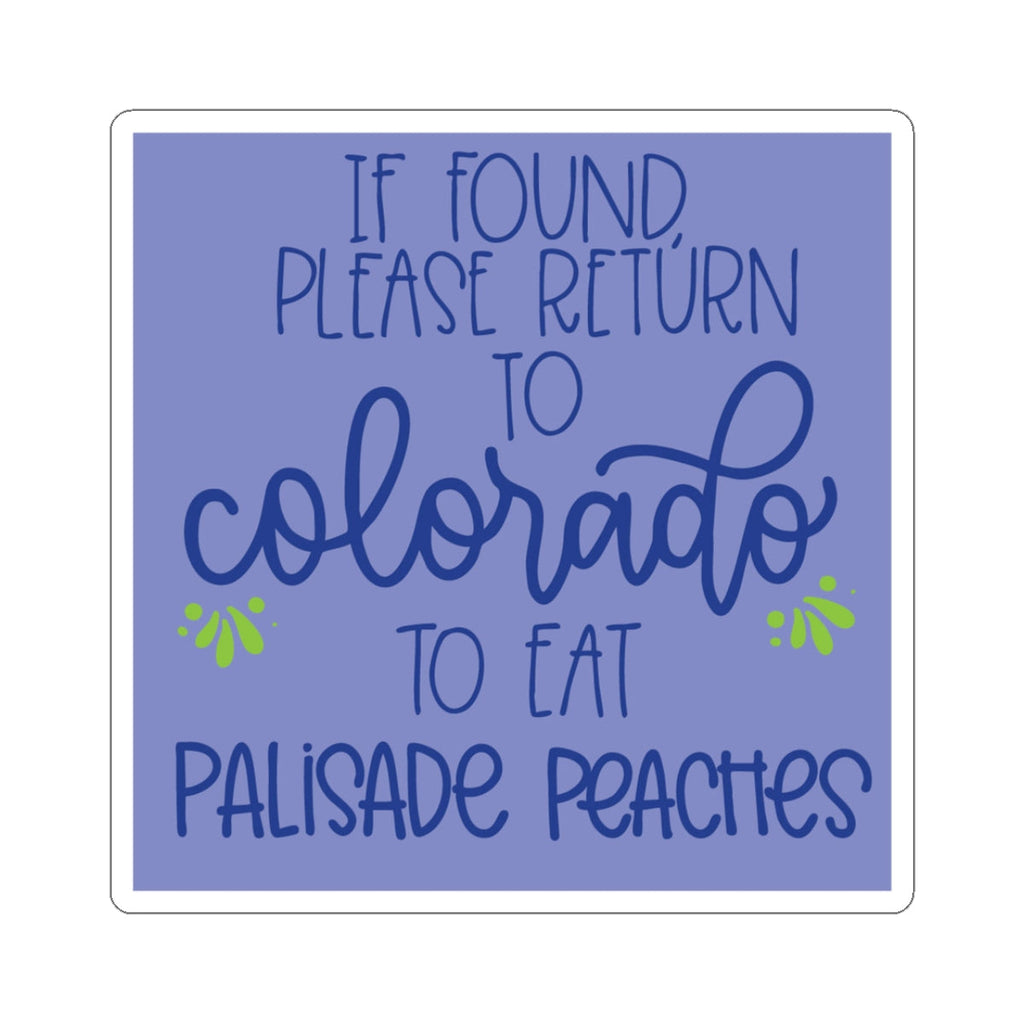 Colorado Palisade Peaches Sticker
