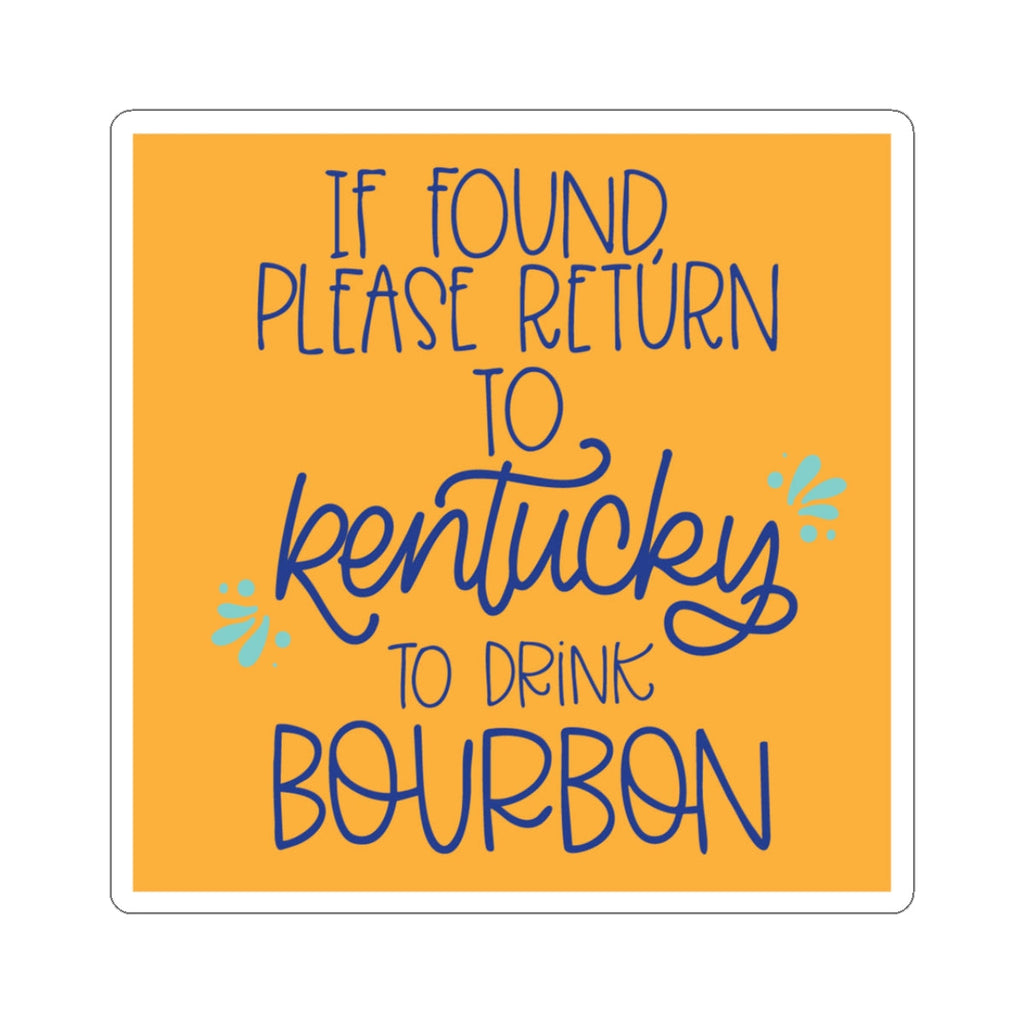Kentucky Bourbon Sticker