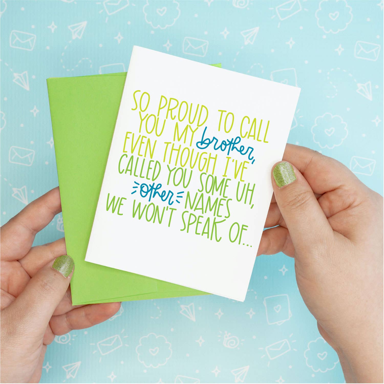 Proud to Call Brother Funny Greeting Card