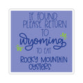 Wyoming Rocky Mountain Oysters Sticker