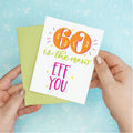 60 is the new FU Funny Birthday Greeting Card