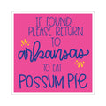 Arkansas Possum Pie Sticker
