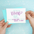 Why Are You Leaving? Miss You Funny Greeting Card