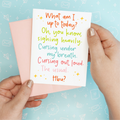 Cursing Funny Friendship Greeting Card