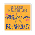 North Carolina Bojangles Sticker