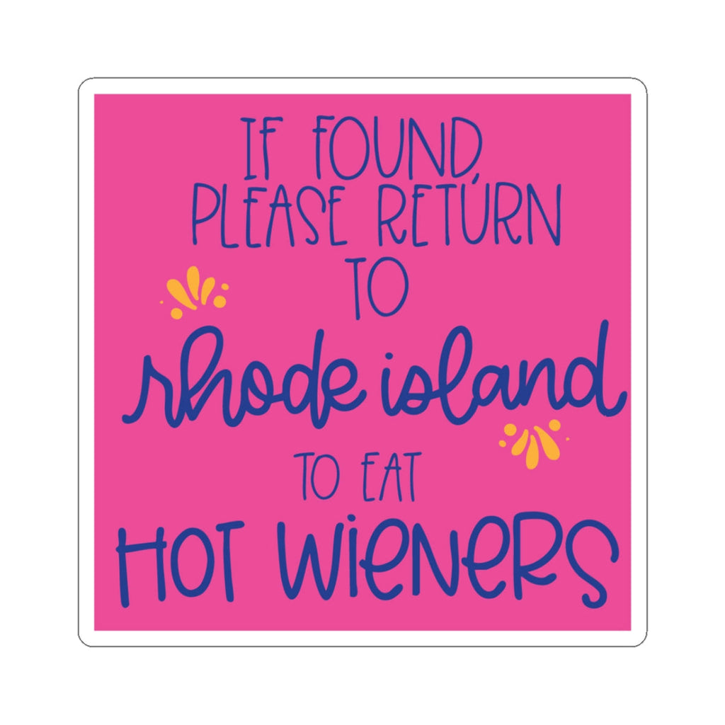 Rhode Island Hot Wieners Sticker