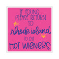Rhode Island Hot Wieners Sticker