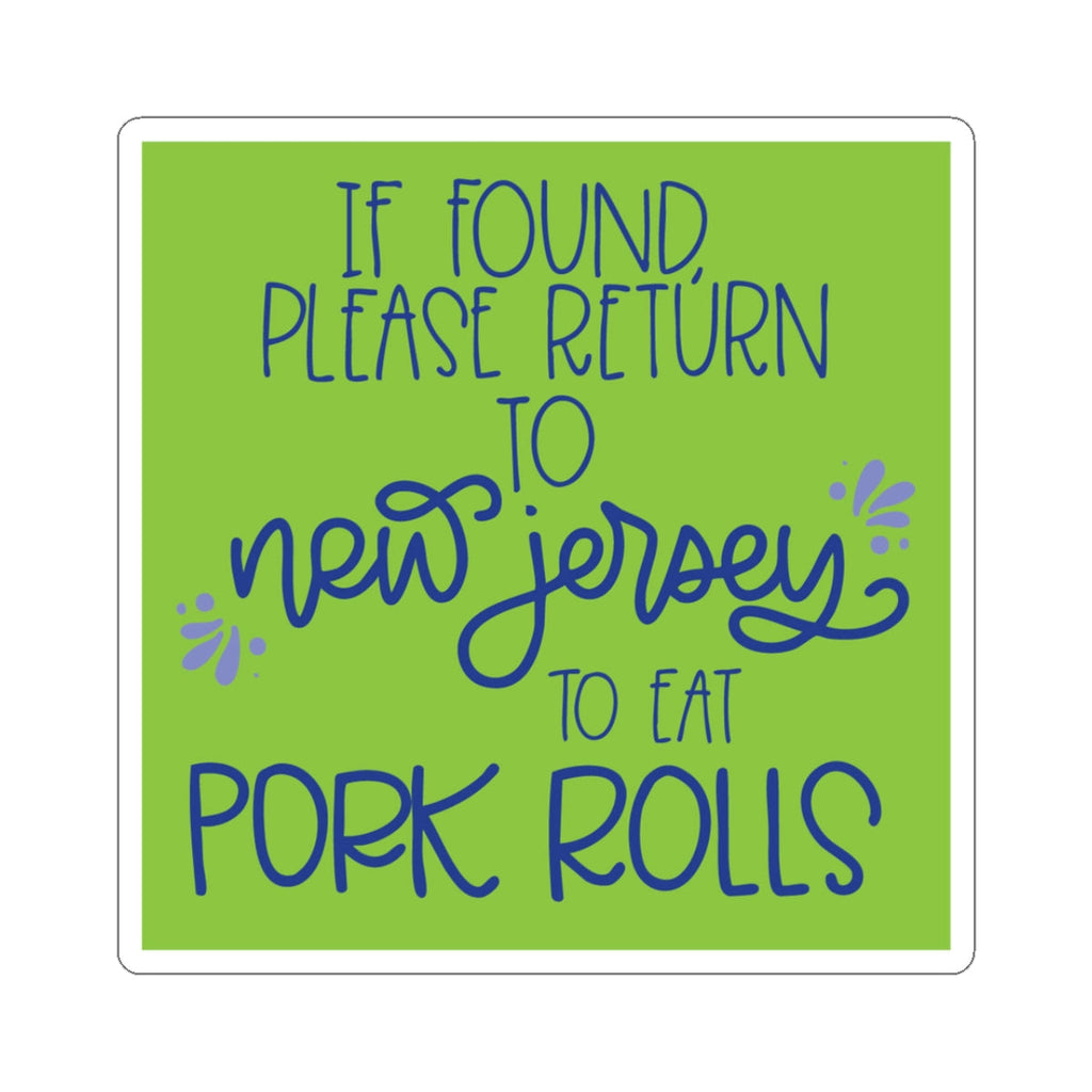 New Jersey Pork Rolls Sticker