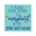 Maryland Crabs with Old Bay Sticker