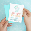 Born Perfect Birthday Funny Greeting Card
