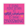 North Carolina Cheerwine Sticker