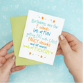F Words Birthday Funny Greeting Card