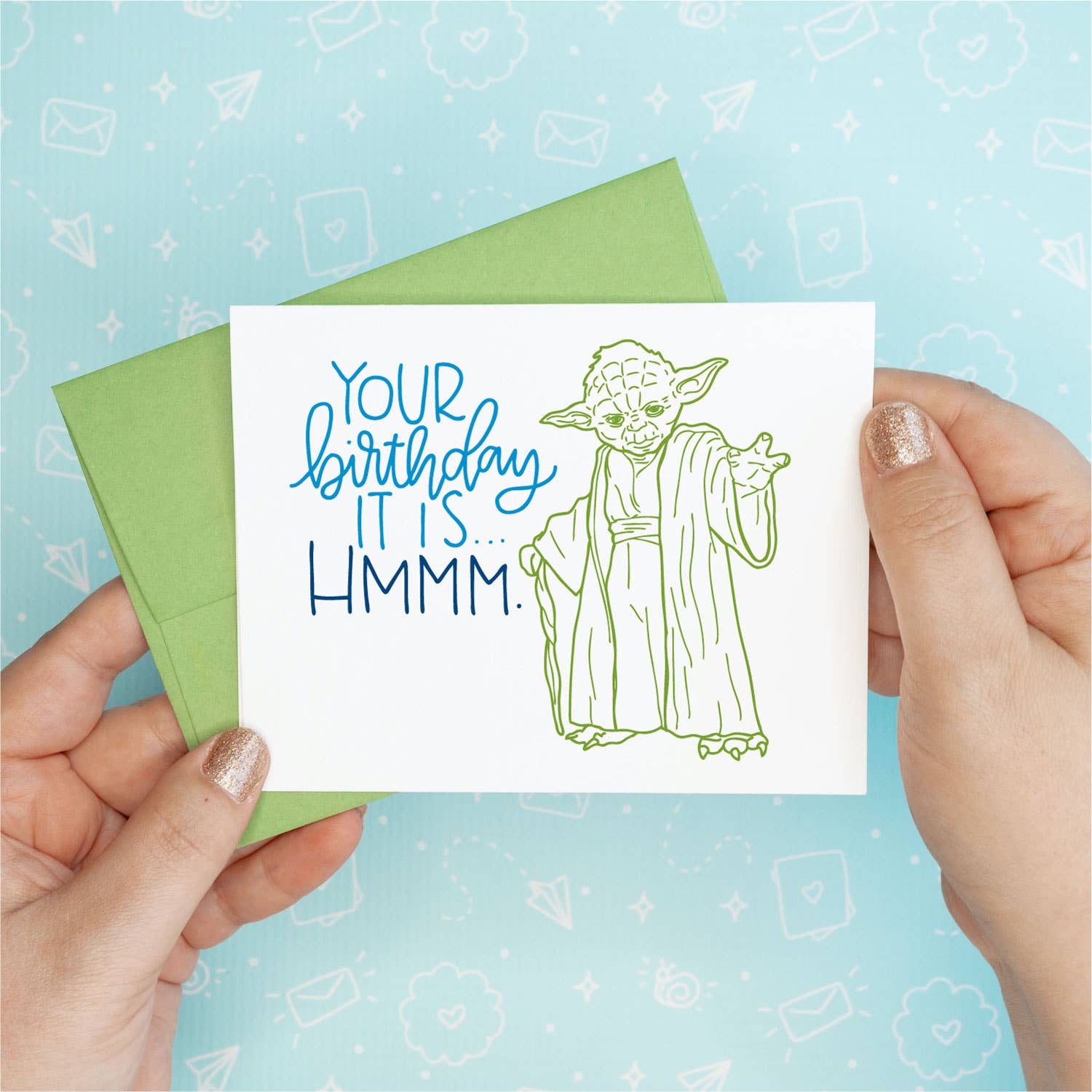 Yoda Birthday Funny Greeting Card