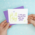 Gets My Jokes Funny Greeting Card