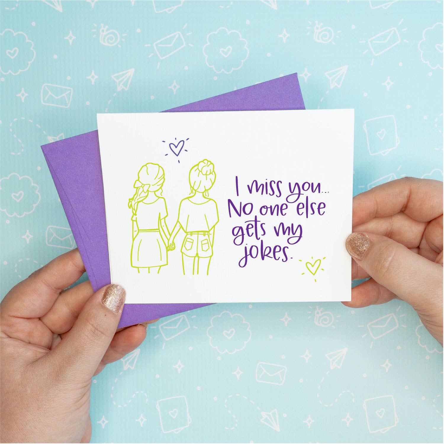 Gets My Jokes Funny Greeting Card