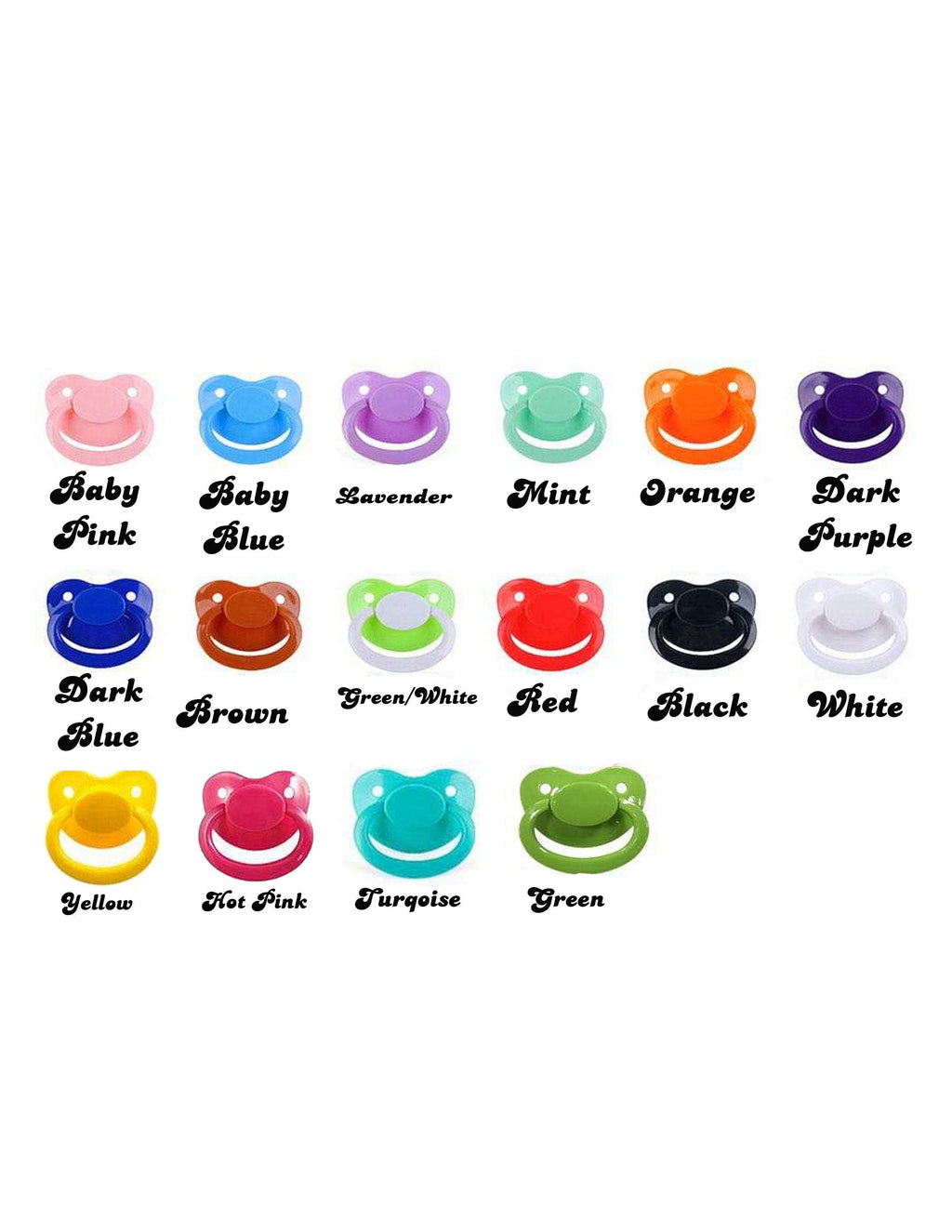 Hearts Pig Adult Pacifier
