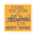 Delaware Helen's Sausage Sticker