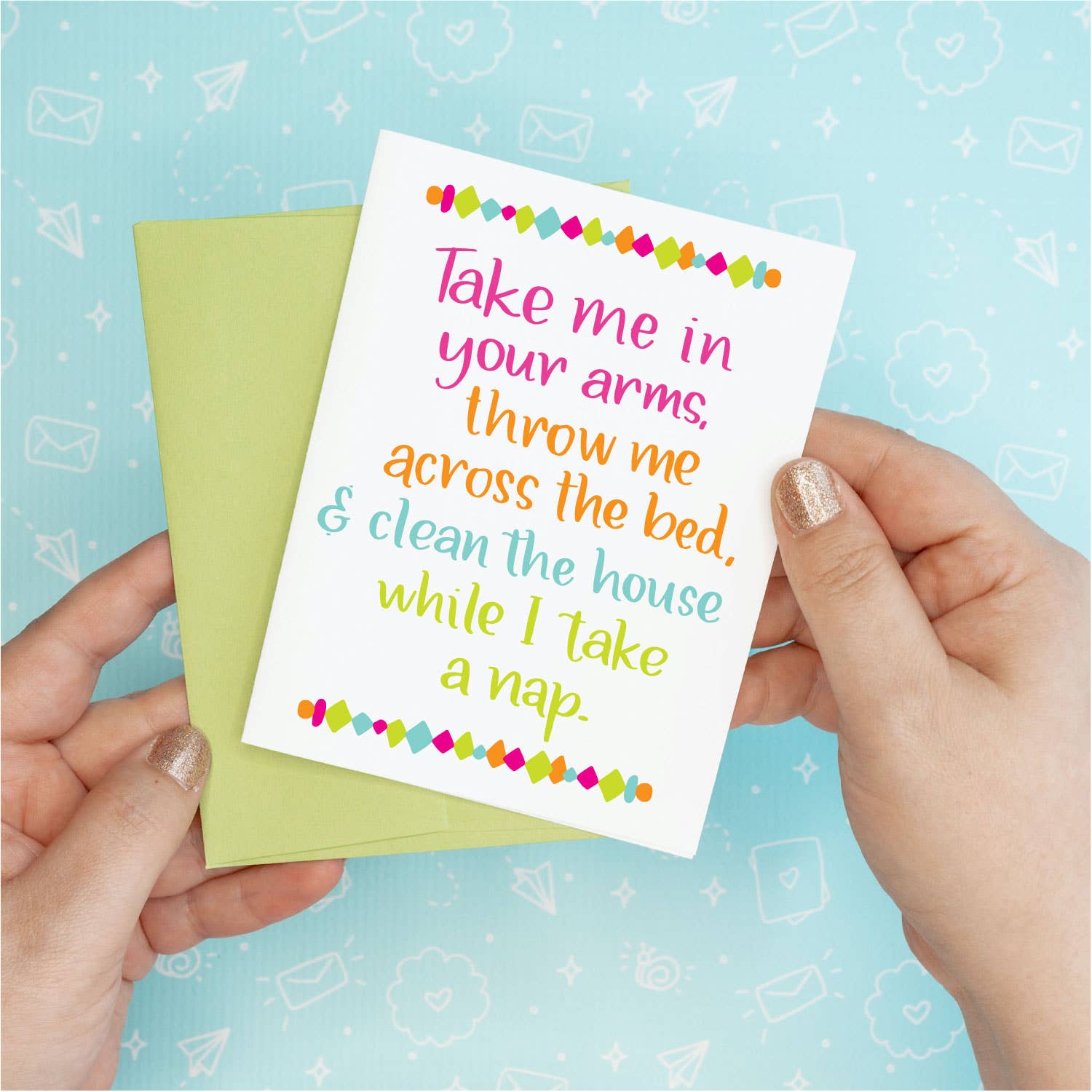 Take a Nap Funny Love Greeting Card