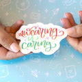 Swearing is Caring Sticker