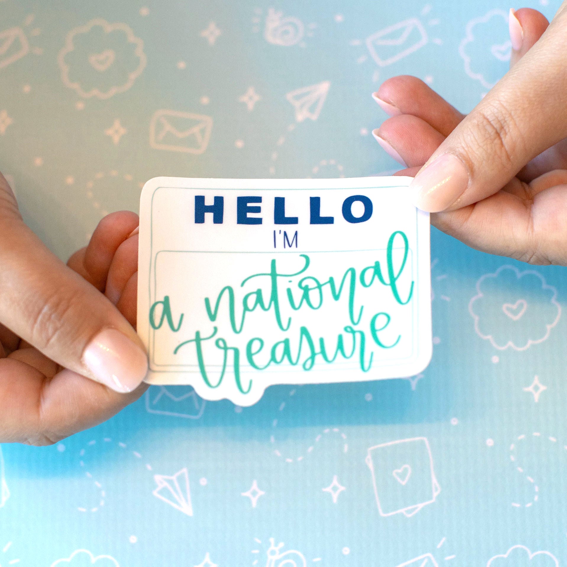 National Treasure Sticker