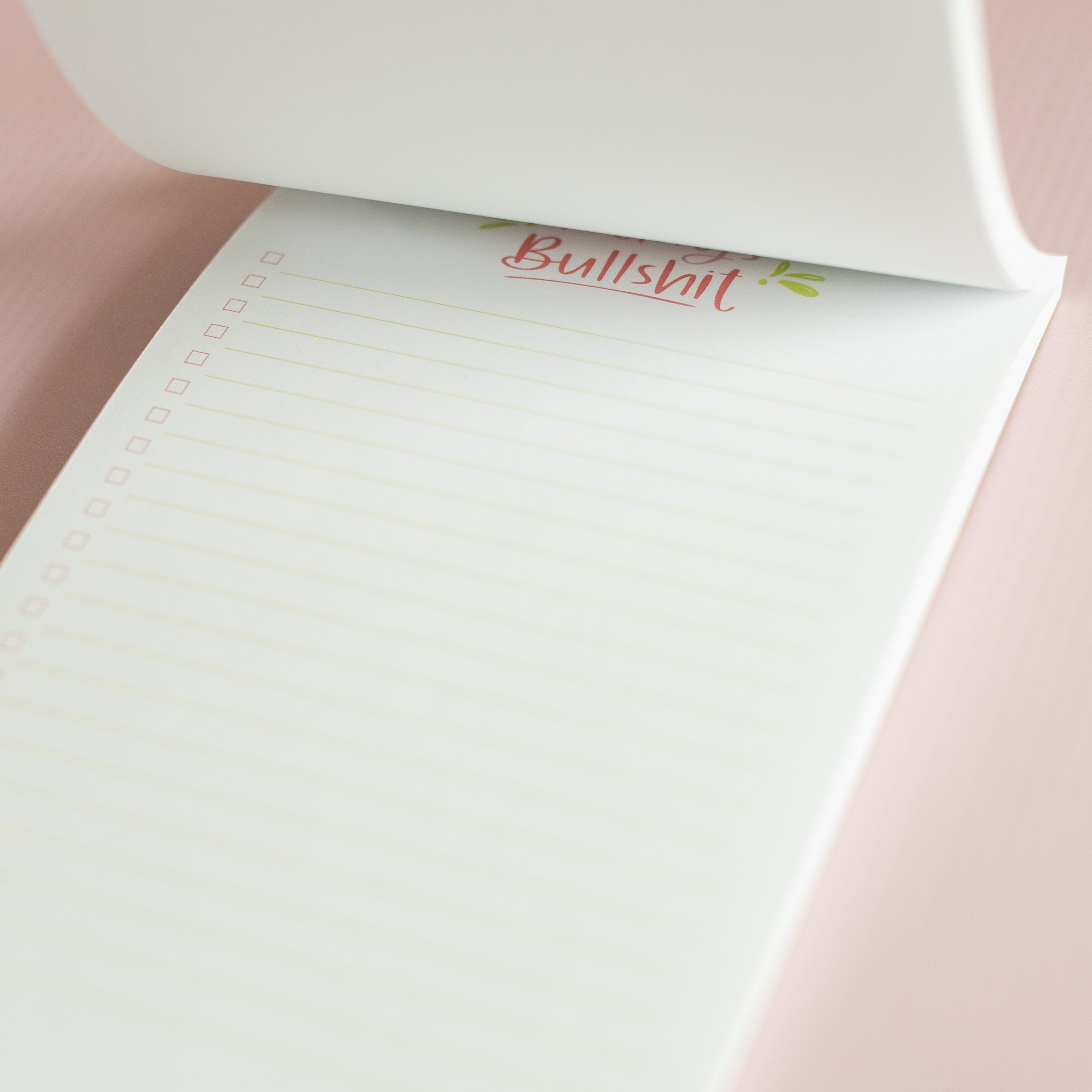 Today's Bullshit Notepad