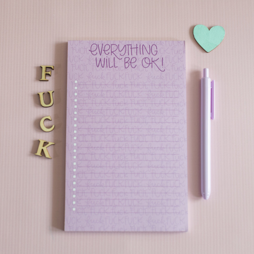 Everything Will Be OK Notepad