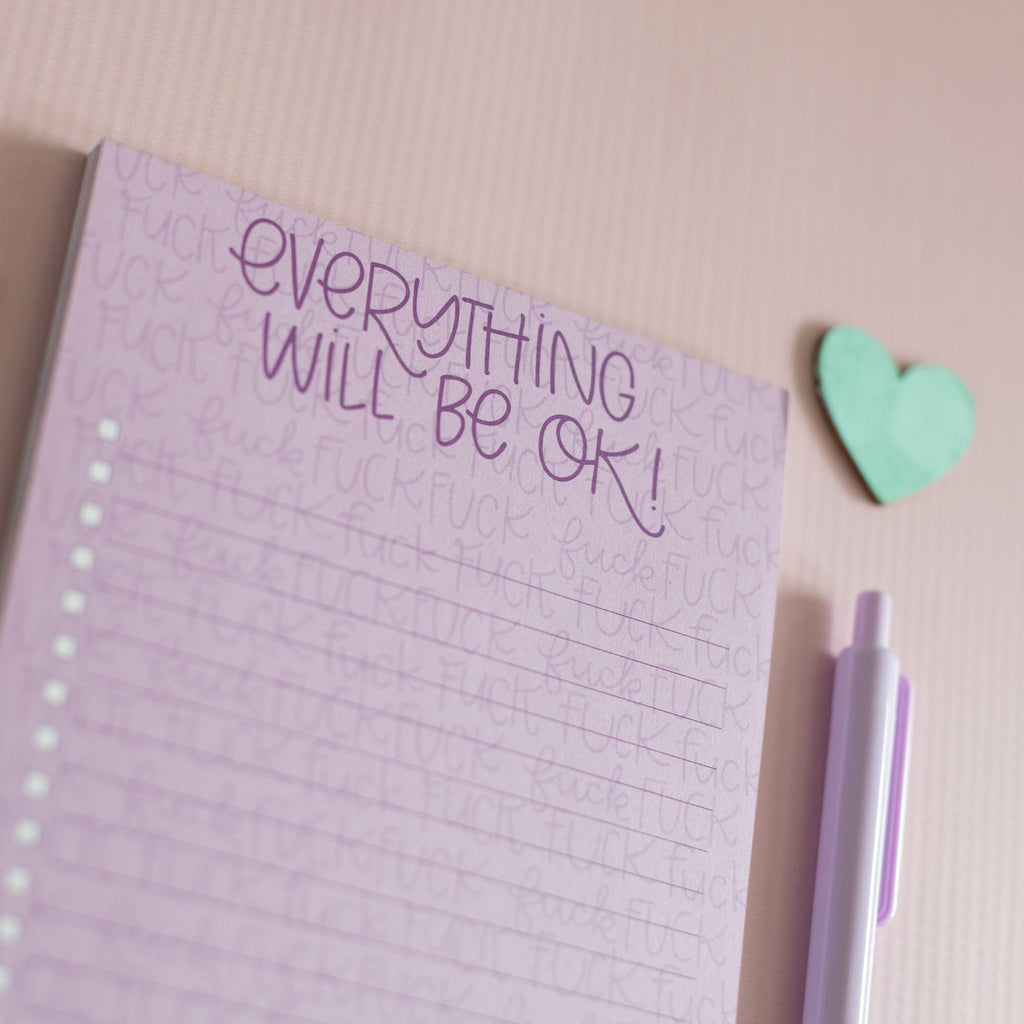Everything Will Be OK Notepad