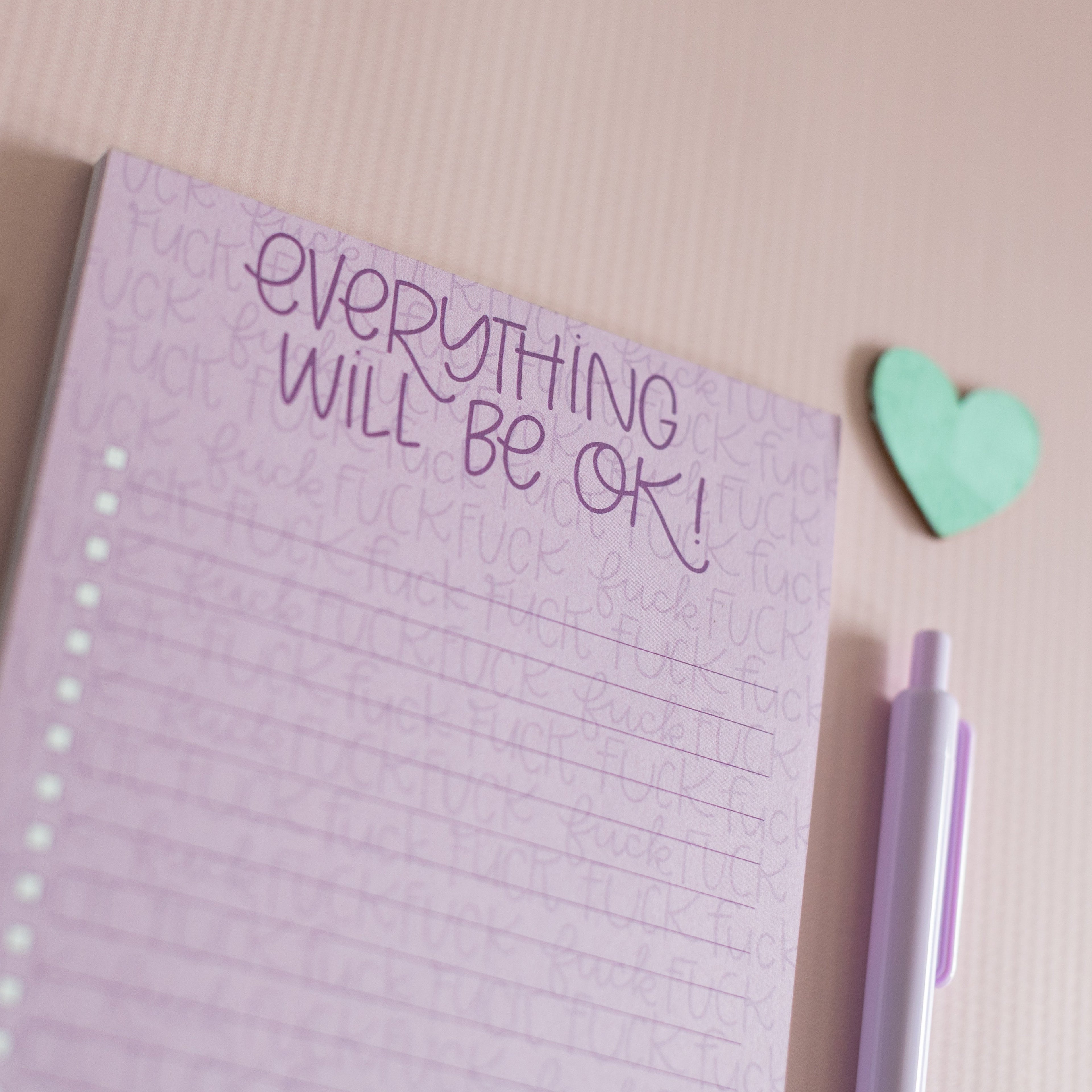 Everything Will Be OK Notepad