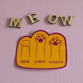 Rock Paper Scissors Paws Waterproof Vinyl Sticker