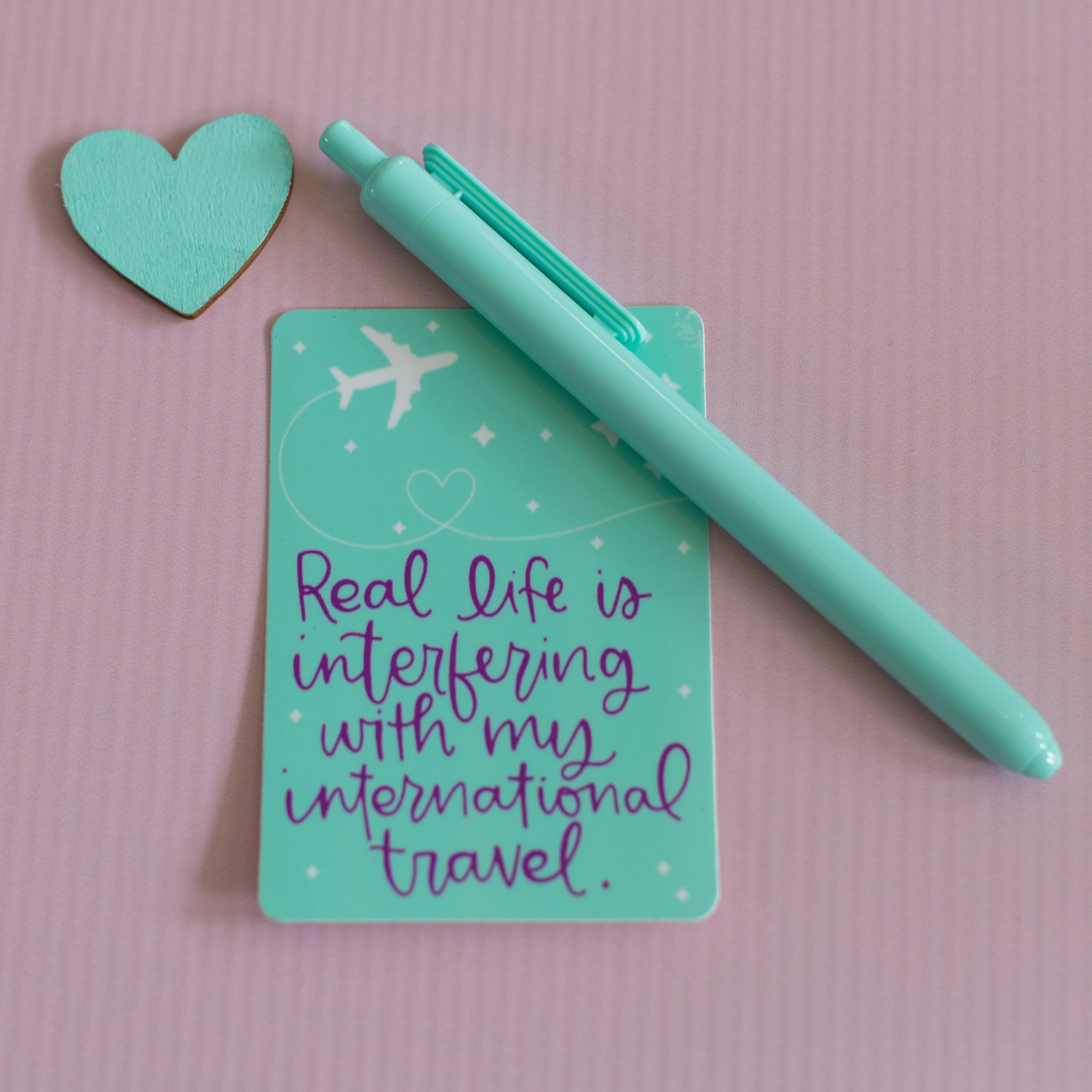 International Travel Waterproof Vinyl Sticker