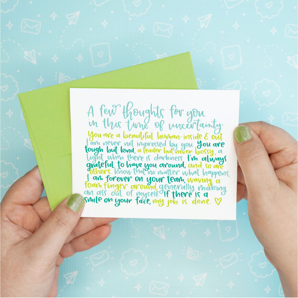 A Few Thoughts Funny Greeting Card