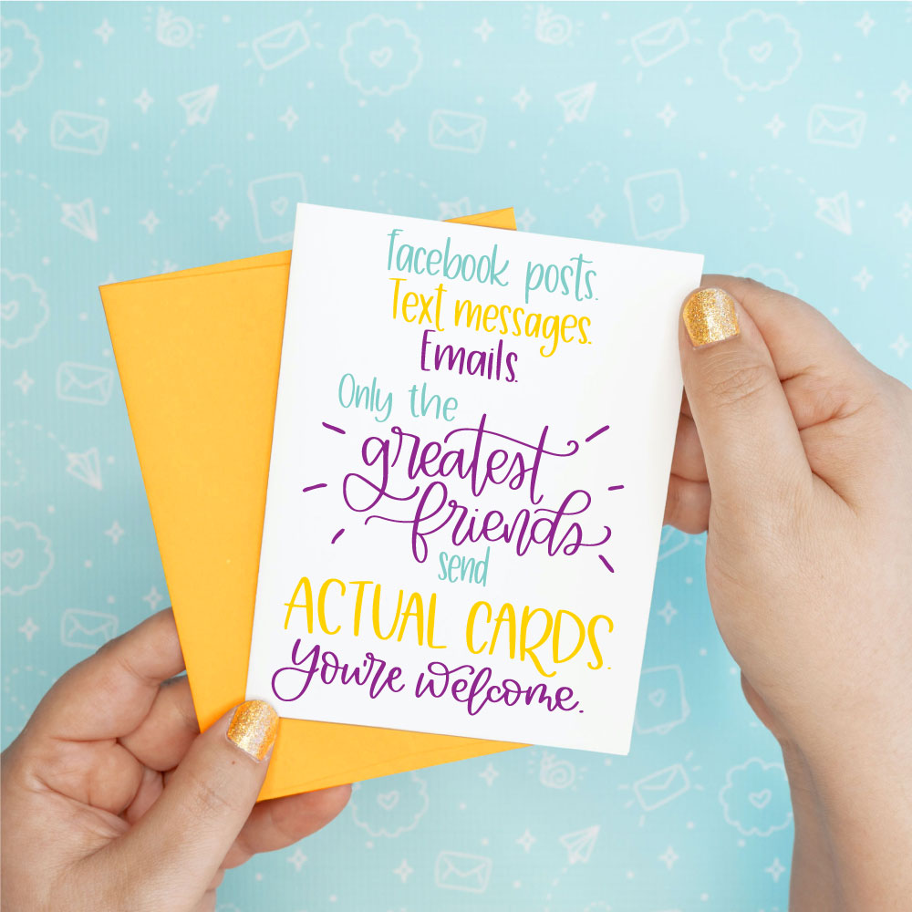 Actual Cards Funny Greeting Card
