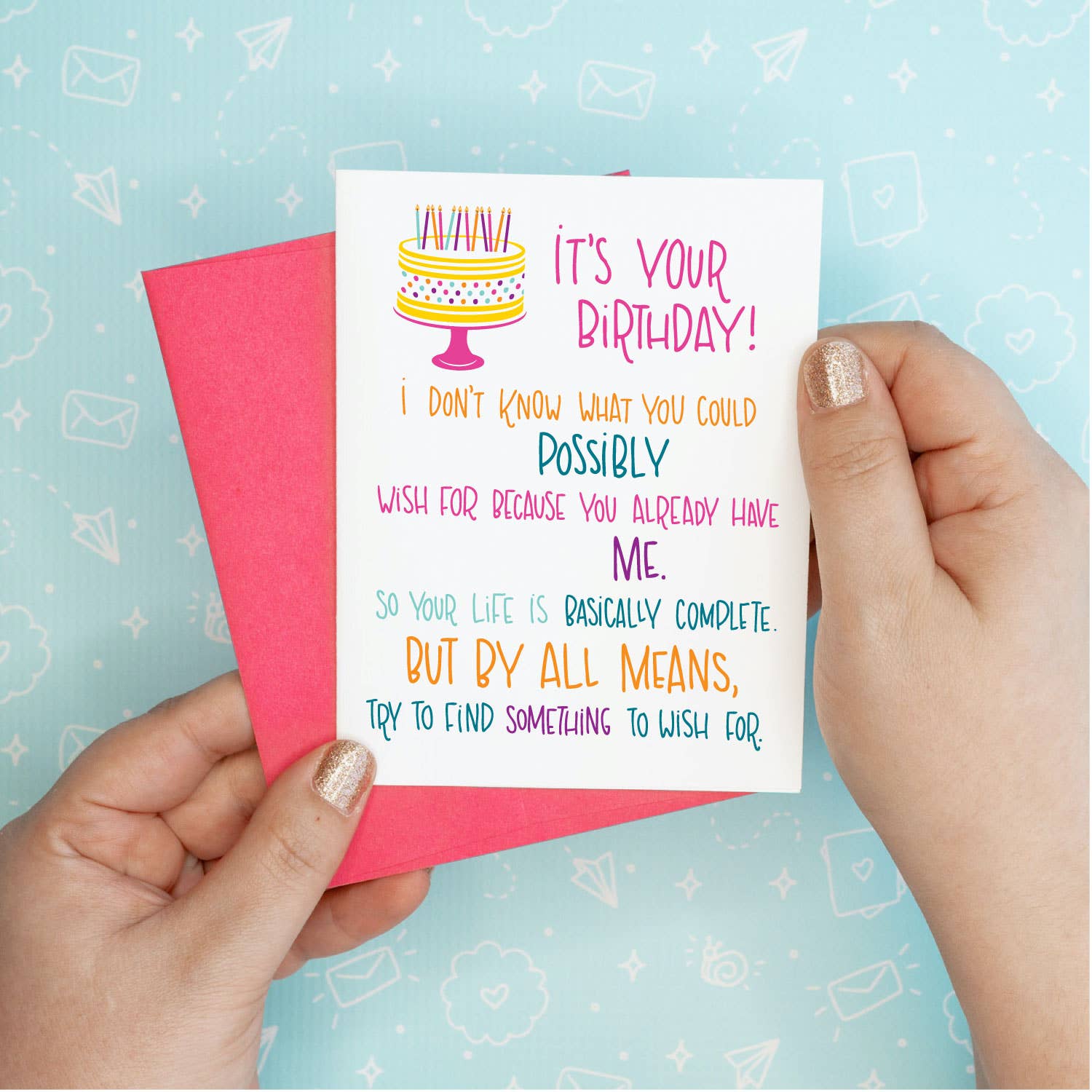 Try to Find a Wish Birthday Funny Greeting Card