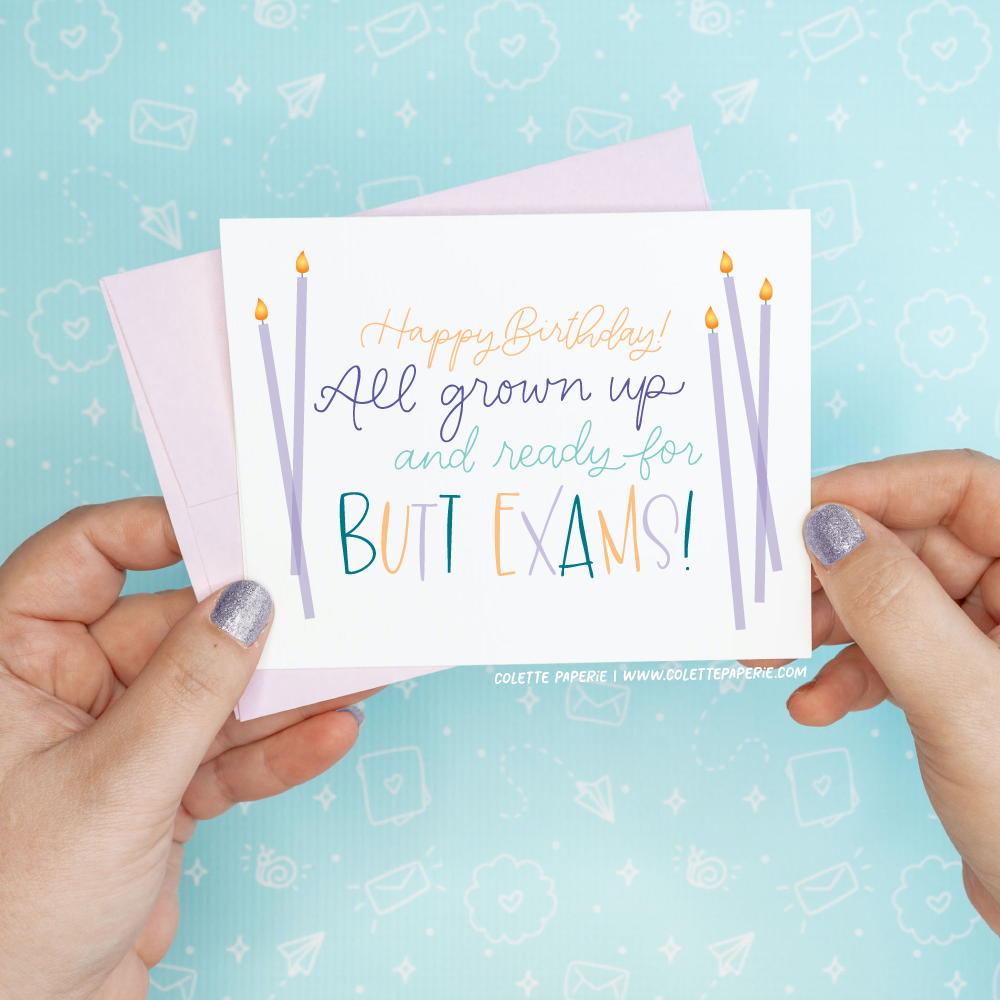 All Grown Up Birthday Funny Greeting Card