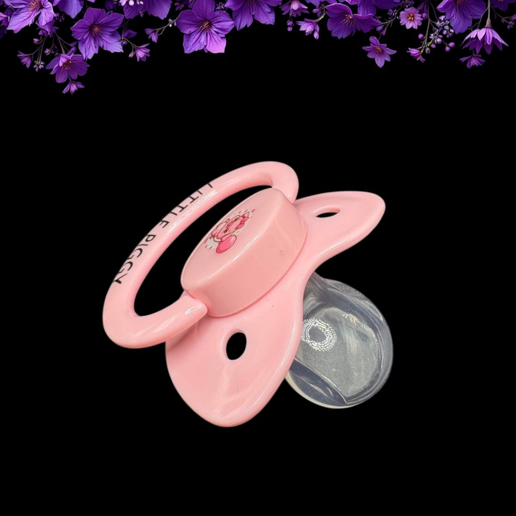 Hearts Pig Adult Pacifier