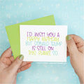 Donald Trump - Birthday Planet Funny Greeting Card