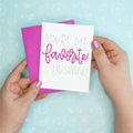 Favorite Husband Funny Love Greeting Card