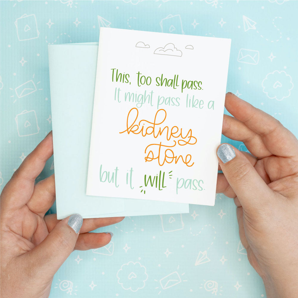 Kidney Stone Funny Greeting Card