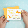 Old and Senile Funny Friendship Greeting Card