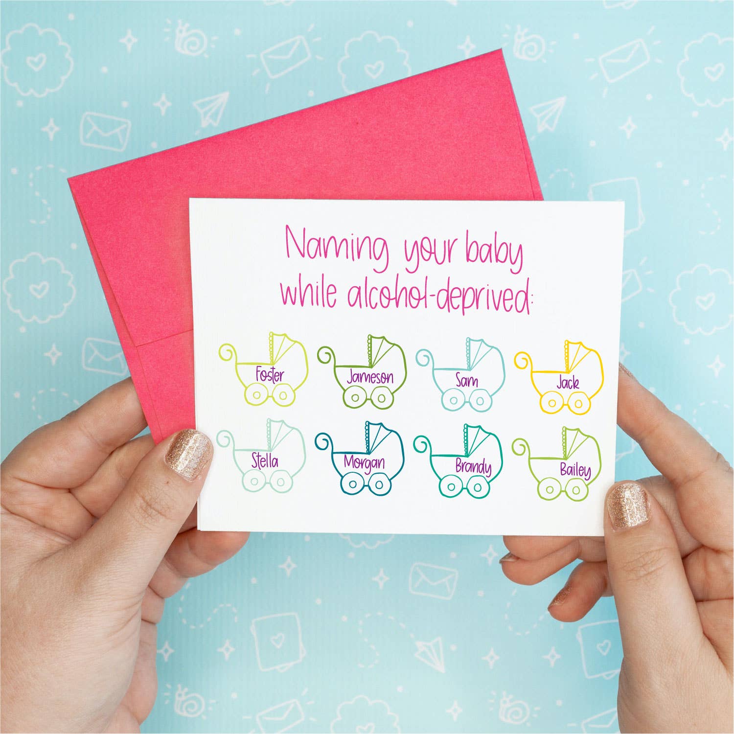 Naming Your Baby Funny Greeting Card