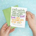 Don't Ya Wish Birthday Funny Greeting Card