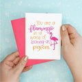 Flamingo Funny Greeting Card