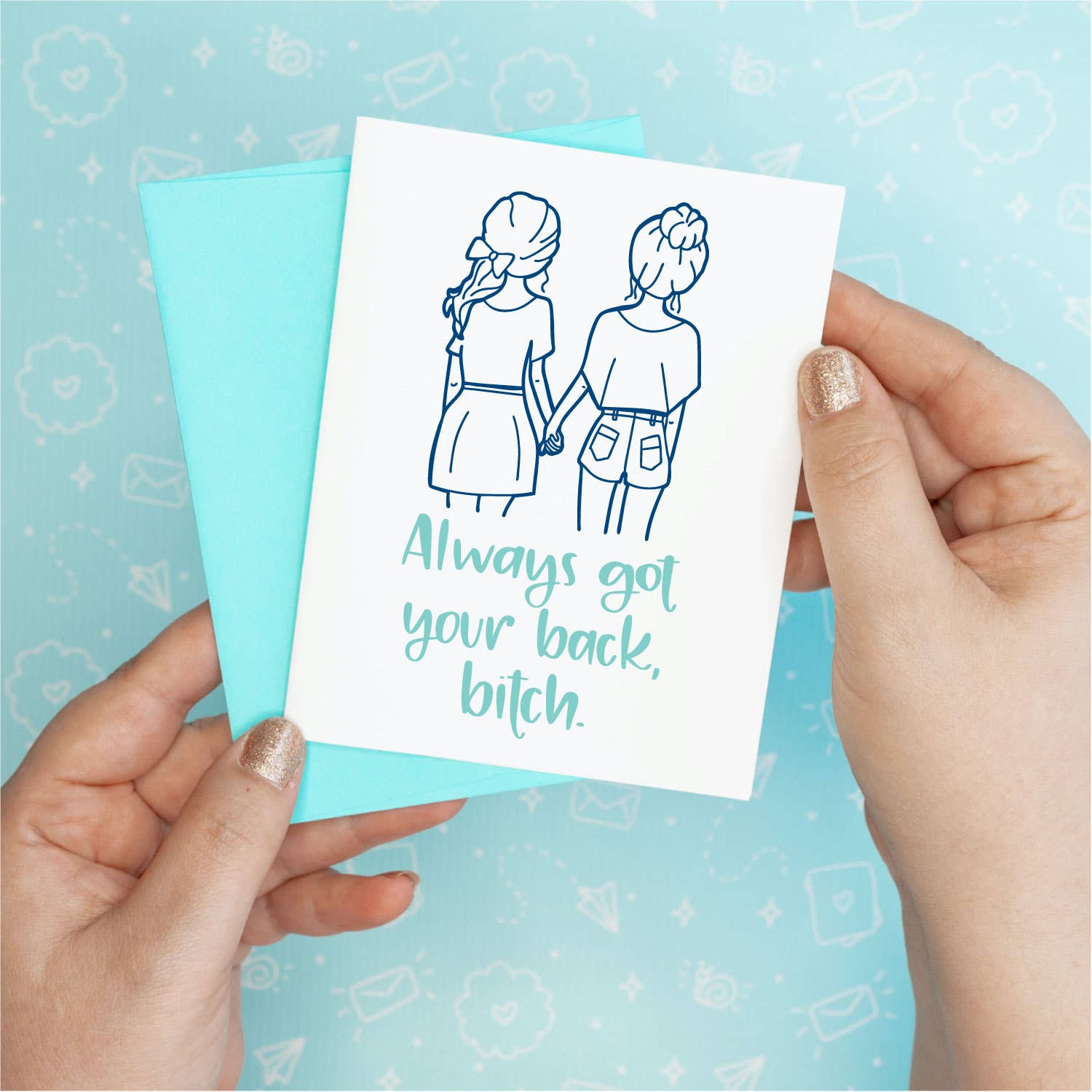 Got Your Back Funny Greeting Card