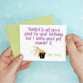 Birthday Plant Funny Greeting Card